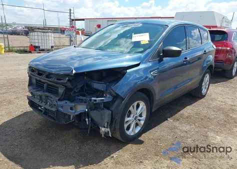 2018 Ford Escape S из США, поврежденный, VIN 1FMCU0F76JUB24379